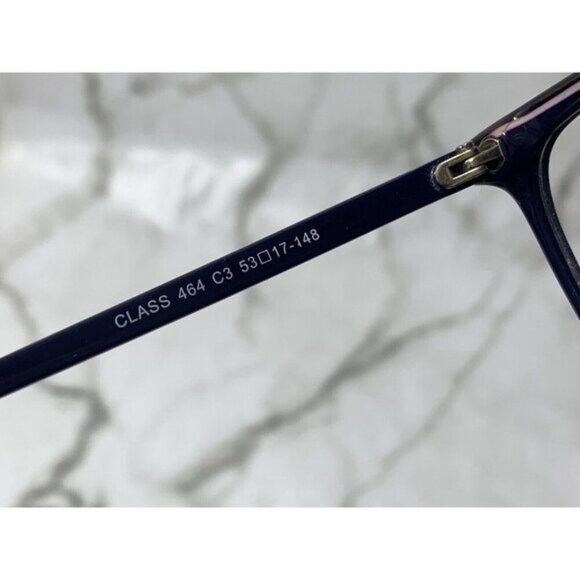 LINEA ROMA CLASS 464 C3 53-17-148 Black Plastic Glasses Frames - Picture 5 of 10